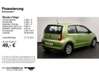 Gebraucht Skoda Citigo Ambition 60 PS (44 kW) 2014 Springgrün metallic (metallic) Kleinwagen