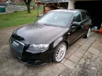 Używany Audi A3 S-Line 125 KM (91 kW) 2008 Czarny Hatchback