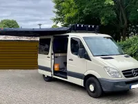 Gebraucht Mercedes Sprinter 109 PS (80 kW) 2009 Beige Van