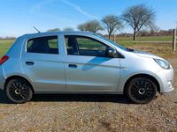 Gebraucht Mitsubishi Space Star 71 PS (52 kW) 2014 Silber Van / Kleinbus