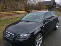 Gebraucht Audi A3 102 PS (75 kW) 2007 Schwarz Kleinwagen