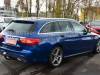 Gebraucht Mercedes C200 AMG line 136 PS (100 kW) 2018 Blau Kombi
