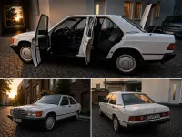 Gebraucht Mercedes 190 102 PS (75 kW) 1988 Weiß Limousine