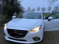 Gebraucht Mazda 3 Sports-Line 150 PS (110 kW) 2015 Weiß Limousine