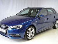 Gebraucht Audi A3 Sportback S-Line 150 PS (110 kW) 2015 Blau metallic Kleinwagen