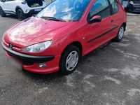 Gebraucht Peugeot 206 60 PS (44 kW) 2001 Rot Kleinwagen