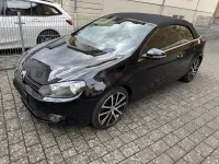 Brugt VW Golf Cabriolet Highline 122 HK (89 kW) 2012 Sort Cabriolet