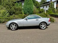 Gebraucht Mercedes SLK230 193 PS (141 kW) 1996 Silber Cabrio