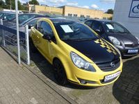 Gebraucht Opel Corsa 87 PS (63 kW) 2010 Sunny melon/saphirschwarz Kleinwagen