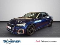 Gebraucht Audi A5 Cabriolet S-Line 204 PS (150 kW) 2021 Navarrablau metallic/verdeck s Cabrio