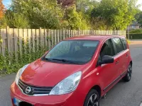 Gebraucht Nissan Note 85 PS (62 kW) 2009 Rot Kleinwagen