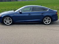 Gebraucht Audi A5 Sportback Design 170 PS (125 kW) 2018 Blau Kleinwagen