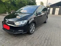 Gebraucht VW Sharan Life 140 PS (102 kW) 2014 Schwarz Van / Kleinbus