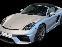 Gebraucht Porsche 718 Spyder Chrono 420 PS (308 kW) 2020 Silber Cabrio