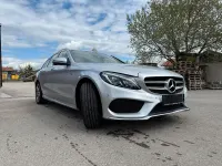 Gebraucht Mercedes C200 AMG line 136 PS (100 kW) 2017 Silber Kombi
