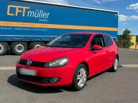 Gebraucht VW Golf VI Edition 80 PS (58 kW) 2010 Rot Kleinwagen