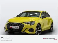 Brugt Audi A3 S-Line 116 HK (85 kW) 2023 Gul Sedan