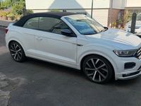 Gebraucht VW T-Roc Cabriolet R-line 150 PS (110 kW) 2021 Weiß Cabrio