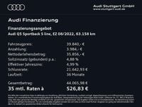 Gebraucht Audi Q5 S-Line 299 PS (219 kW) 2022 Daytonagrau perleffekt SUV