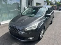 Gebraucht Ford Grand C-Max Titanium 125 PS (91 kW) 2016 Magneticgrau (metallic) Van / Kleinbus