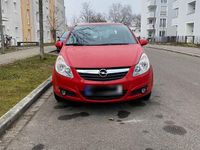 Gebraucht Opel Corsa 80 PS (58 kW) 2007 Rot Kleinwagen