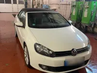 Gebraucht VW Golf Cabriolet 105 PS (77 kW) 2011 Weiß Cabrio
