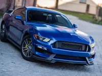 Gebraucht Ford Mustang GT Premium 426 PS (313 kW) 2017 Blau Coupé