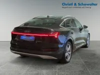 Gebraucht Audi e-tron Sportback Advanced 300 kW (408 PS) 2022 Mythosschwarz metallic SUV