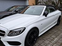 Gebraucht Mercedes C300 AMG line 245 PS (180 kW) 2018 Weiß Cabrio