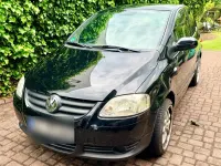 Gebraucht VW Fox 54 PS (39 kW) 2006 Schwarz Kleinwagen
