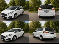 Gebraucht Ford S-MAX Titanium 150 PS (110 kW) 2017 Weiß Van / Kleinbus