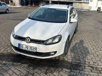 Gebraucht VW Golf VI Comfortline 105 PS (77 kW) 2011 Weiß Kleinwagen
