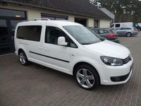 Gebraucht VW Caddy Maxi Highline 105 PS (77 kW) 2012 Weiß Van / Kleinbus
