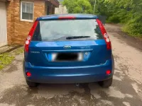 Gebraucht Ford Fiesta 69 PS (50 kW) 2008 Blau Kleinwagen