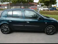 Gebraucht Renault Clio II Dynamique 75 PS (55 kW) 2004 Grün Limousine