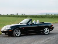 Gebraucht Mazda MX5 Edition 110 PS (80 kW) 2003 Schwarz Cabrio