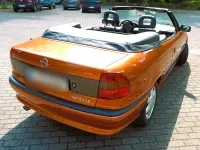 Gebraucht Opel Astra Cabriolet 116 PS (85 kW) 1996 Orange Cabrio