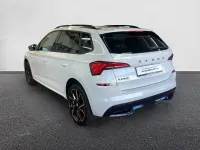 Gebraucht Skoda Kamiq Monte Carlo 150 PS (110 kW) 2023 Moonweiss metallic (weiß) SUV