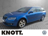 Gebraucht Skoda Octavia Elegance 140 PS (102 kW) 2014 Blau Kombi
