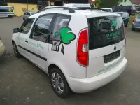 Gebraucht Skoda Roomster Plus Edition 69 PS (50 kW) 2012 Weiß Van / Kleinbus