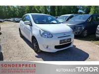 Gebraucht Mitsubishi Space Star Diamant Edition 80 PS (58 kW) 2016 Weiß Kleinwagen