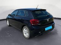 Gebraucht VW Polo Comfortline 95 PS (69 kW) 2018 Schwarz Kleinwagen