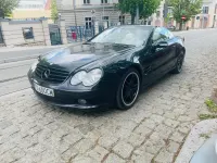 Używany Mercedes SL500 306 KM (225 kW) 2002 Czarny Kabriolet
