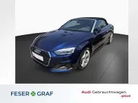 Gebraucht Audi A5 Cabriolet Basis 204 PS (150 kW) 2023 Navarrablau metallic/verdec... Cabrio