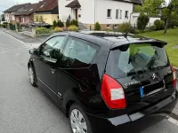 Gebraucht Citroën C2 73 PS (53 kW) 2008 Schwarz Kleinwagen