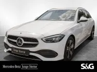 Gebraucht Mercedes C200 Avantgarde 163 PS (119 kW) 2024 Unilack polarweiß Kombi
