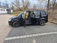 Gebraucht VW Touran 106 PS (77 kW) 2007 Schwarz Van / Kleinbus