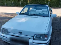 Gebraucht Ford Escort Cabriolet 90 PS (66 kW) 1990 Weiß Cabrio