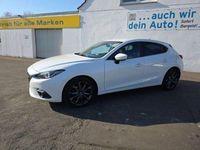 Gebraucht Mazda 3 Nakama 105 PS (77 kW) 2017 Satinweiß metallic (metallic) Limousine