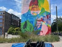 Second-hand MG Midget 60 CP (44 kW) 1973 Albastru Cabrio